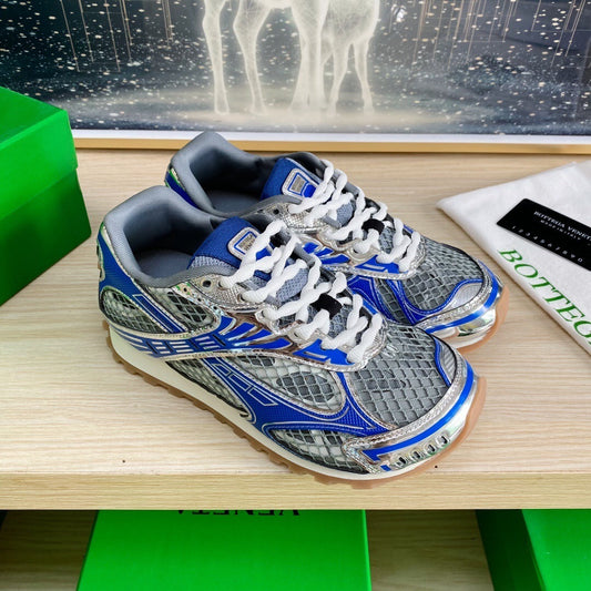 Bottega Veneta Orbit "Blue, Silver, and White"