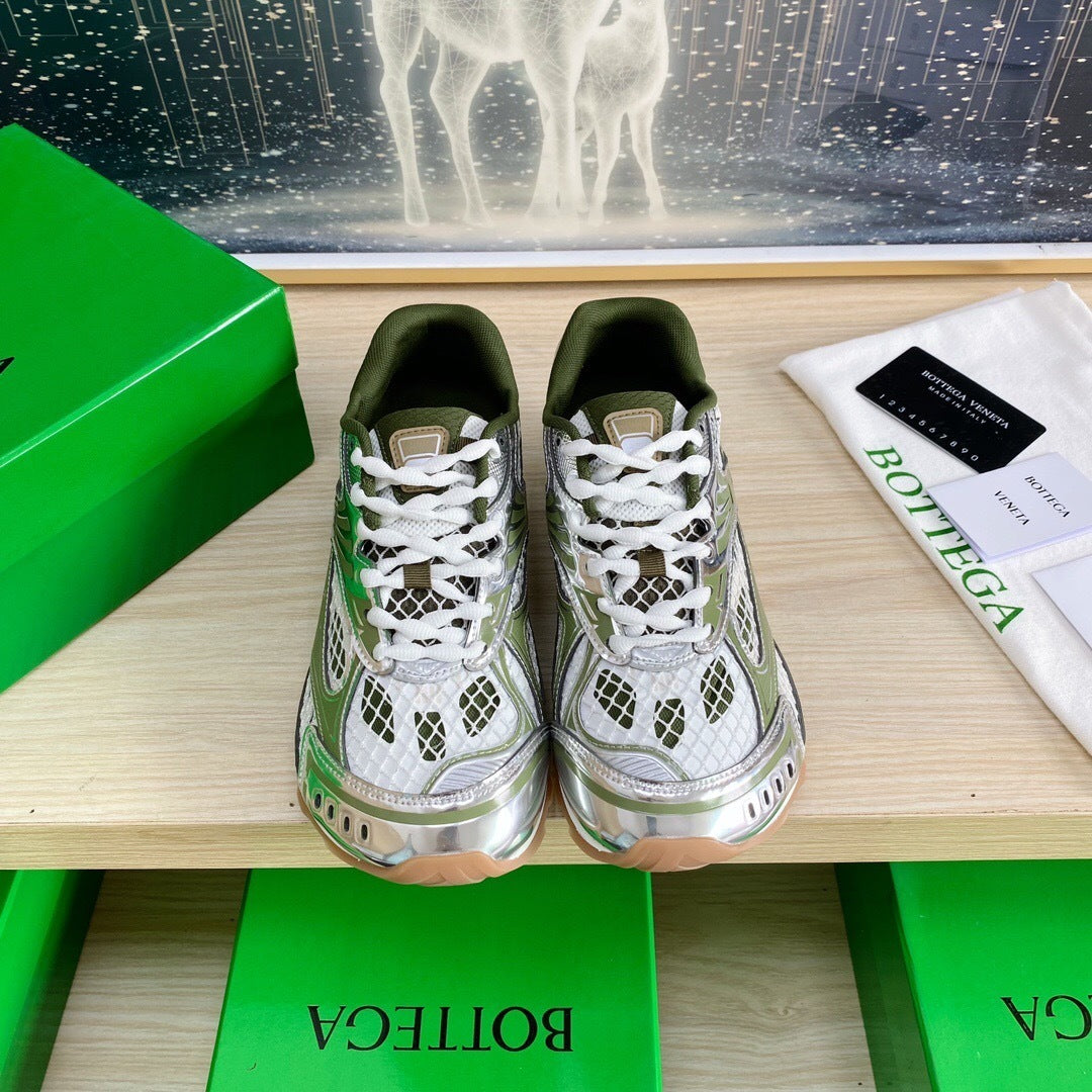 Bottega Veneta "Green and Silver"
