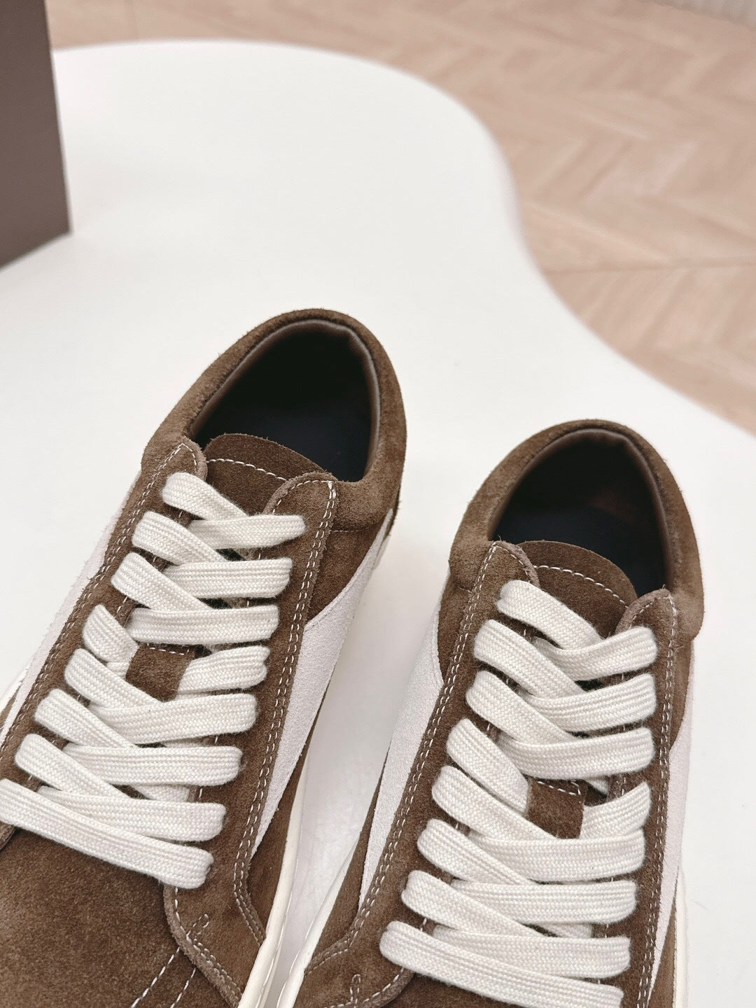 Rick Owens Hollywood Vintage "Brown and White"